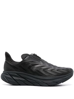 Hoka One One Project Clifton zip-up sneakers - Black