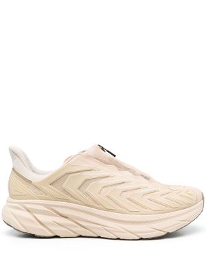 Hoka One One Project Clifton zip-up sneakers - Neutrals