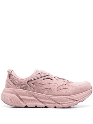 Hoka One One top-top panelled sneakers - Pink