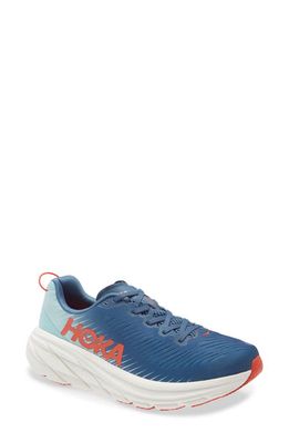 HOKA Rincon 3 Running Shoe in Real Teal /Eggshell Blue