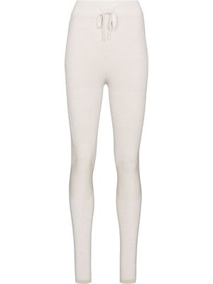 Holden drawstring knitted trousers - Neutrals