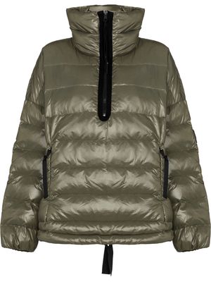 Holden half zip down puffer jacket - Green