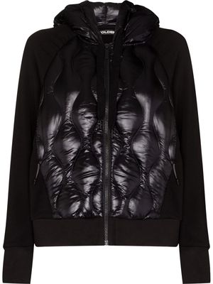 Holden quilted zip-up hoodie - Black