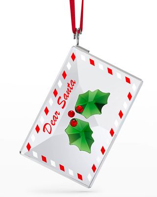 Holiday Cheers Letter to Santa Ornament