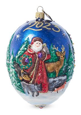 Holiday Christmas Egg Ornament