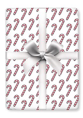 Holiday Collection Candy Cane Wrapping Paper Set