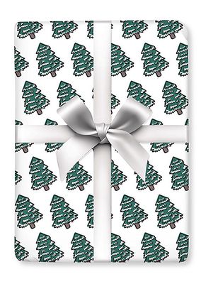 Holiday Collection Christmas Tree Wrapping Paper Set