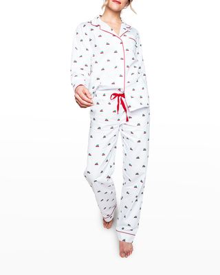 Holiday Journey Long-Sleeve Cotton Pajama Set