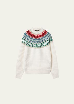 Holiday Noel Cashmere Knit Sweater