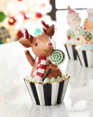 Holiday Sweets Reindeer Cupcake Box