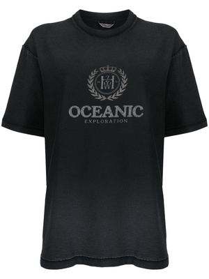 Holzweiler Affection Oceanic graphic-print organic-cotton T-shirt - Grey