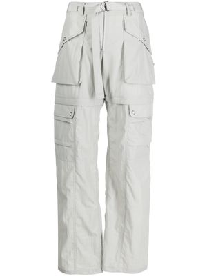 Holzweiler belted-waist cargo trousers - Grey