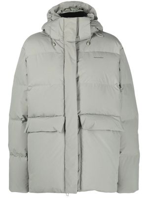 Holzweiler Besseggen padded hooded jacket - Grey