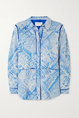 Holzweiler - Bino Printed Ecovero Jacket - Blue
