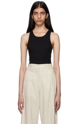 Holzweiler Black Ribbed Tank Top