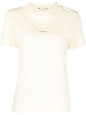 Holzweiler crew-neck cotton T-shirt - Neutrals