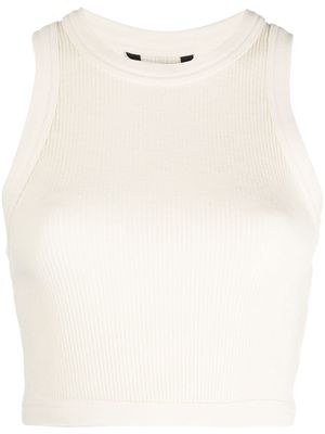 Holzweiler cut-out ribbed tank top - Neutrals