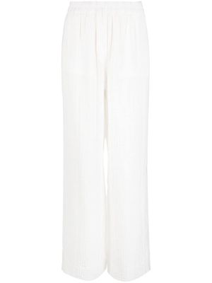 Holzweiler elasticated pleated trousers - White