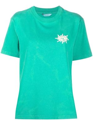 Holzweiler graphic-print short-sleeved T-shirt - Green