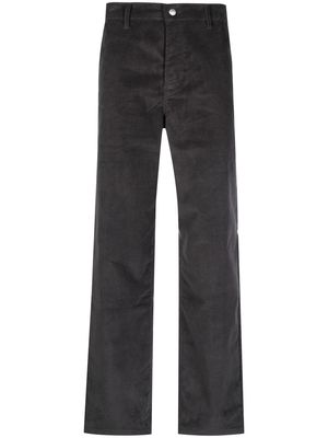 Holzweiler Grey Corduroy Straight-Leg Trousers