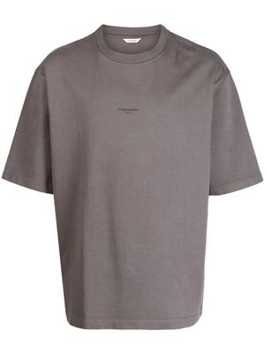 Holzweiler logo-print organic cotton T-shirt - Grey