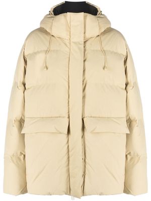 Holzweiler padded hooded jacket - Neutrals