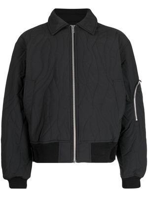 Holzweiler quilted bomber jacket - Black
