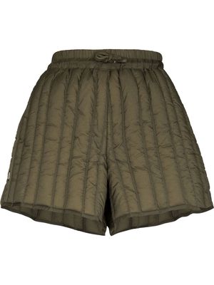 Holzweiler quilted drawstring shorts - Green
