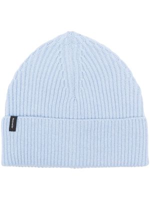 Holzweiler ribbed-knit beanie hat - Blue