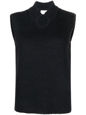 Holzweiler sleeveless organic-cotton blouse - Black