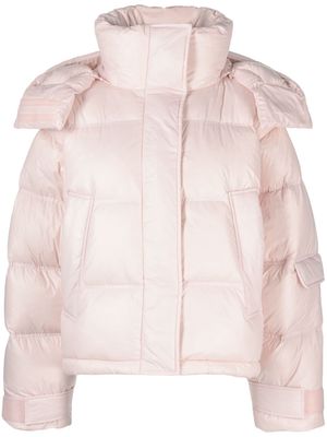 Holzweiler Steilia down-filled cropped puffer jacket - Pink