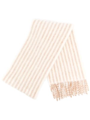Holzweiler wool striped scarf - Neutrals