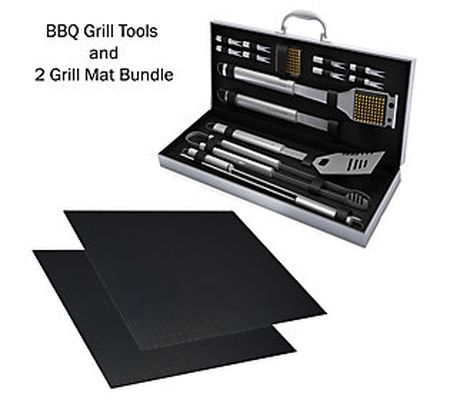 Home-Complete 18-Piece Grilling Accessory Set