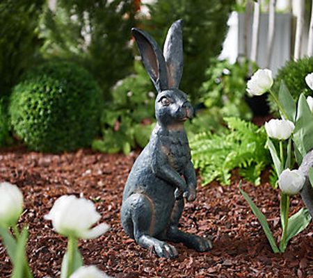 Home Reflections 20.5" Stone Bunny Statue