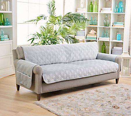 Home Reflections Micromink Pin-Sonic Sofa Cover