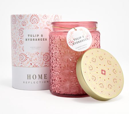 Home Reflections Set of 2 Tulip & Hydrangea19oz Candles