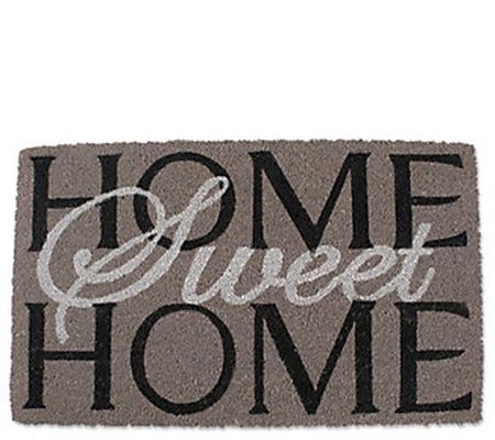 Home Sweet Home 18" x 30" Coir Doormat with Non slip Back