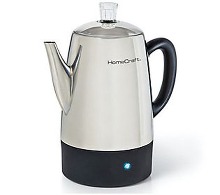 HomeCraft 10-Cup Stainless Steel Coffee Percola tor