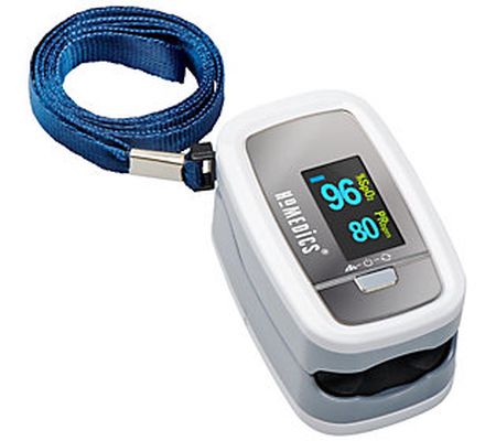 HoMedics Premium Pulse Oximeter with LED Displa y