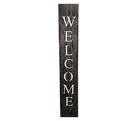 HomeRoots Rustic Front Porch Welcome Sign