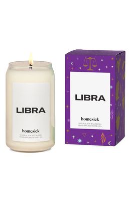 homesick Astrological Sign Candle in Libra