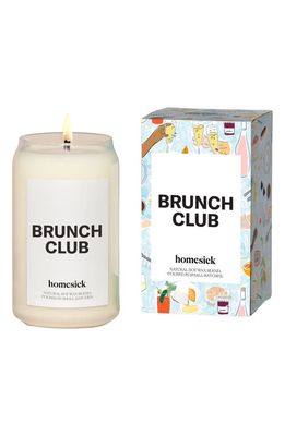 homesick Brunch Club Candle in White