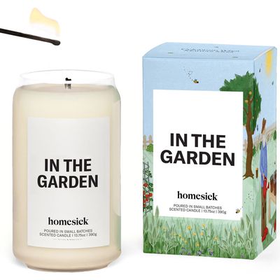 homesick In the Garden Candle in White 