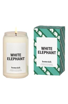 homesick White Elephant Candle