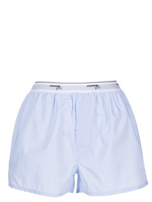 HommeGirls cotton striped boxer shorts - Blue