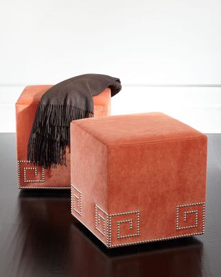 Honey Amber Ottoman