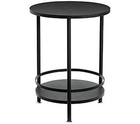 Honey-Can-Do 2-Tier Round Side Table
