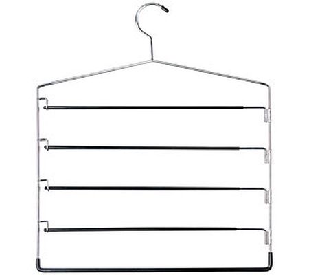 Honey-Can-Do 5-Tier Swing Arm Pant Hangers, 2 p ack