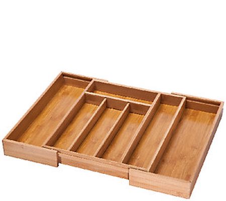 Honey-Can-Do Bamboo Expandable Cutlery Tray