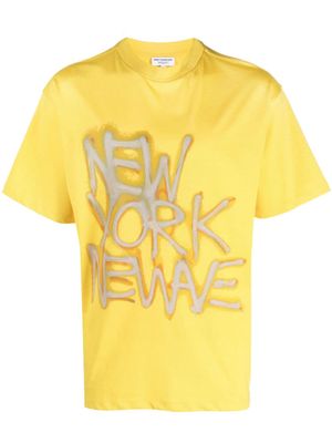 Honey Fucking Dijon Basquiat graphic-print T-shirt - Yellow